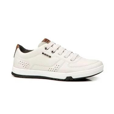 Imagem de Sapatênis Infantil Masculino Microfibra White Pegada 370418-01