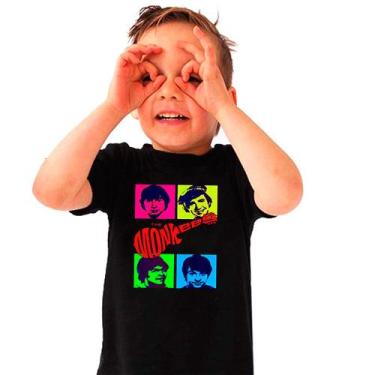 Imagem de Camiseta camisa infantil Monkees, banda rock anos 60 - LADO B ROCK CAM