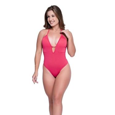 Imagem de Maiô Engana Mamãe Com Bojo Costas Nuas Calcinha Fio Duplo - HYPE MODAS