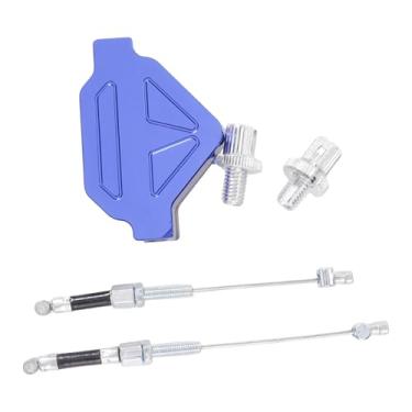 Imagem de QccHieUs Alavanca de embreagem para motocicleta, peças para motocicleta, substitui peças de reposição de decoração fáceis de instalar, moderno de cabo, Azul