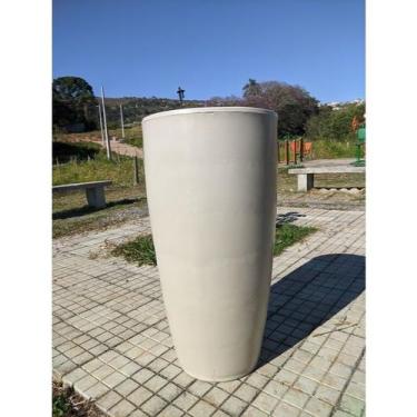 Imagem de Vaso De Planta Grande Cone Brilhante Luxo Decorativo XGG - Renovar Art