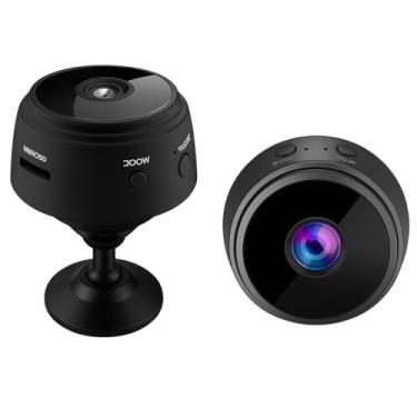 Imagem de Mini Câmera de Segurança Wi-Fi com Visão Noturna HD, Gravação por Movimento – Segurança Portátil, Discreta e Sem Fios para Casa, Escritório ou Viagens
