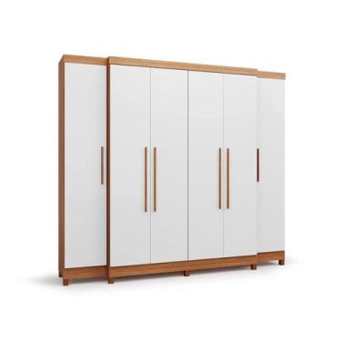 Imagem de Guarda Roupa Imperial Casal 6Portas - 6G Freijó - Batrol, Freijo/Offwh