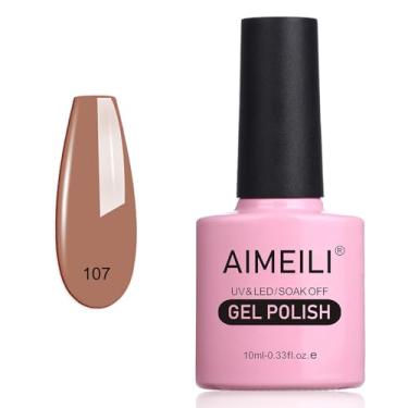 Imagem de AIMEILI Esmalte Em Gel Nude Soak Off Uv Led Hema Free - Stella Anethum (107) 10Ml