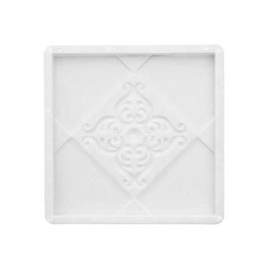 Imagem de ＡＷＨＡＯ Modelo de concreto, tijolo, cimento, pedra de degrau, faça você mesmo, leve, ferramenta exclusiva para pavimentação, caminho, modelo para paisagismo, Padrão Quadrado