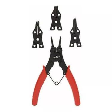 Imagem de Alicate Anel Retenção 6" Bicos Removíveis Kit 4x1 150mm - Home Goods