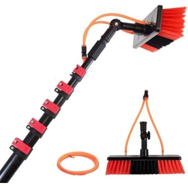 Imagem de 3.6-10.8m Escova Telescópica Alimentada água De Cleer, água Do Equipamento De Cleing Da Janela Alimentada, Pólo De Cleing De Pel Solar, Cleer Do Telhado Do Conservatório Para Janelas Fotovo