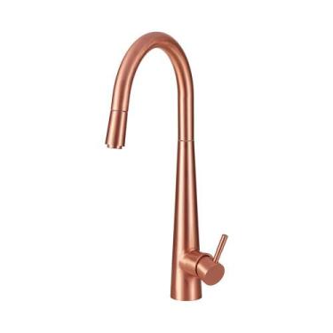 Imagem de Torneira Para Cozinha Gourmet Misturador Monocomando Extensível Em Aço