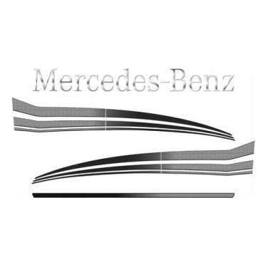 Imagem de Kit Caminhão Adesivo Axor Mercedes Benz Completo - SPTS