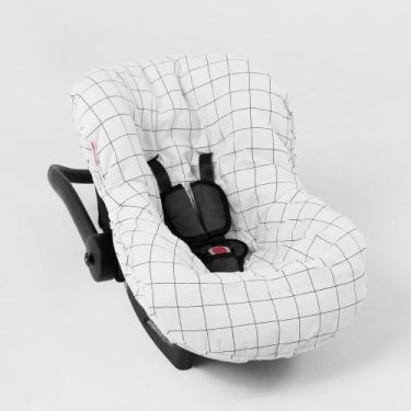 Imagem de Capa para Bebê Conforto - Branco - Abra Casa
