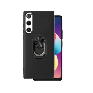 Imagem de DAMONDY Capa de telefone compatível com Nubia RedMagic 10 Air, capa à prova de choque de 360 anéis de borracha TPU macia fina com suporte [suporte magnético para carro] Capas de telefone protetoras