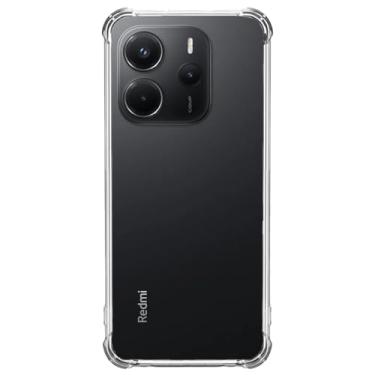 Imagem de Kit Protetor Redmi Note 14 5G, Capa Protetora, Película de Vidro (Kit completo)