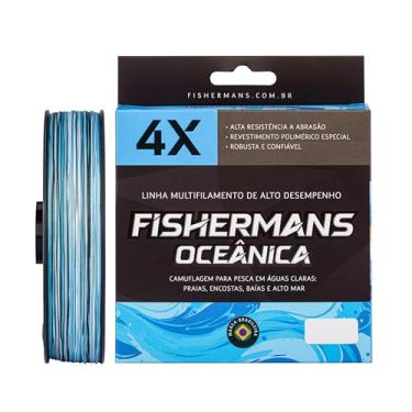 Imagem de Linha De Pesca Multifilamento Fishermans 4 Fios (Azul, 0,16mm / 15 Libras - 1200 Metros)