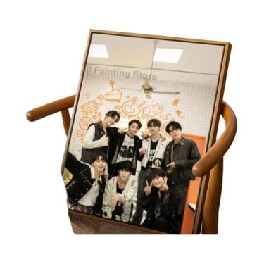 Imagem de E-ENHYPEN Kpop Man Adesivo De Pôster À Prova D'água Autoadesivo Para D