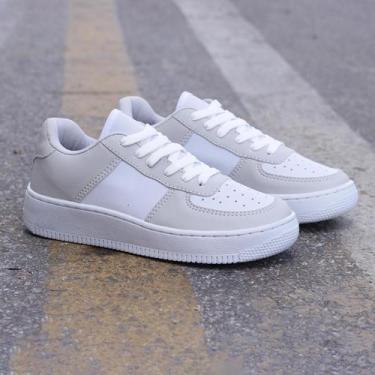 Imagem de Tênis Sneaker Casual Academia Feminino e Masculino Confortável Estilo 