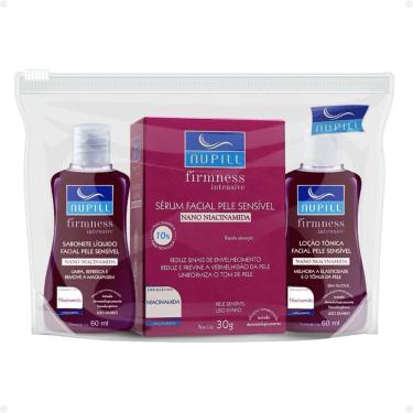 Imagem de Kit Travel Nupill Firmness Intensive Nano Niacinamida: Sabonete, Sérum e Loção Tônica