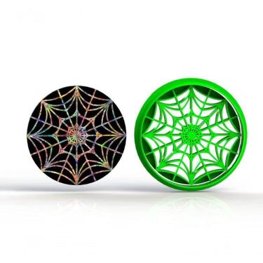 Imagem de Cortador Wandinha Addams -teia Vitrô ( Corta E Marca) 2 Cortadores Adams Tamanho 8 Cm