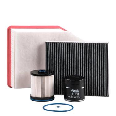 Imagem de Doc's Diesel Kit combo de filtro DGF429+D11715+DPA11704+D3932C | Compatível com Ford 6.7L Powerstroke F250, F350, F450 2017-2019 | Substitui TP1015, PF66, 84121219, 13508022 3
