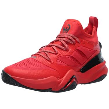 Imagem de adidas Tênis de treinamento unissex Mahomes 2 Impact FLX Turf, Team Collegiate Red/Team Collegiate Red/Black, 41 BR