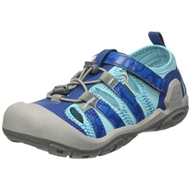Imagem de KEEN Sandália unissex infantil Knotch Creek casual confortável, Azul fiorde/Ipanema, 8 Little Kid