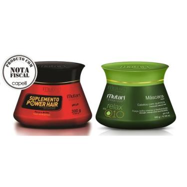 Imagem de Mutari kit mascara power hair 300g + mascara sos q10 300g