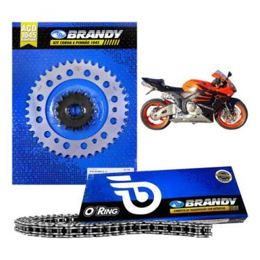Imagem de Kit Relação Completo Brandy Para Moto Honda Cbr 600rr 2003 Até 2006 - 