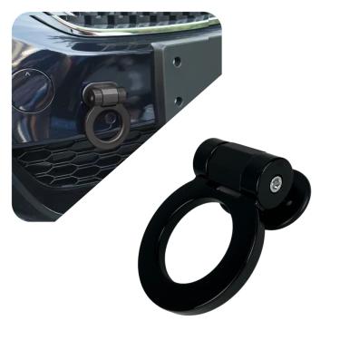 Imagem de Gancho Engate Reboque Esportivo Tow Hook Universal Preto Car