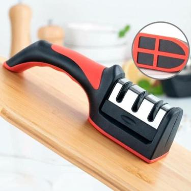 Imagem de Chaira Afiador De Facas Profissional 3 Opções De Afiar - Desert Ecom