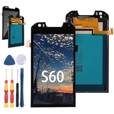 Imagem de Yuxyiony Nova tela de substituição para tela de reparo de tela LCD Cat S60 e acessórios de ferramenta de substituição