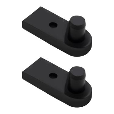 Imagem de Create idea 2 peças de substituição de dobradiça de porta de chuveiro pivô de pino único 7,5 mm banheiro para banheiro varanda porta de vidro oscilante grátis