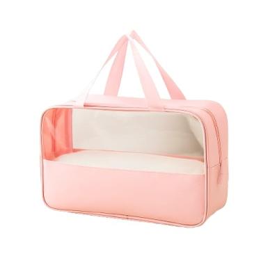 Imagem de Necessaire Transparente Média para Viagem – Organizador de Maquiagem e Acessórios