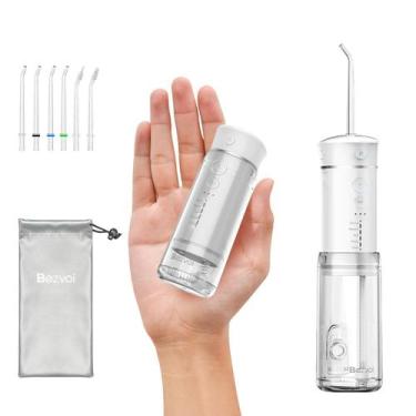 Imagem de Water Flosser Bezvoi Mini Cordless Portable 5 modos branco