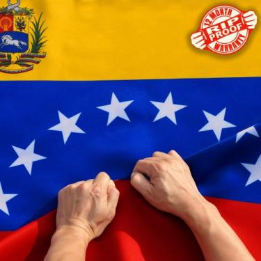 Imagem de Bandeira Anley à prova de rasgos, dupla face, 3 camadas, Venezuela, 8 