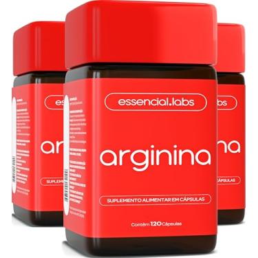 Imagem de 03 POTES DA ARGININA 100% PURA 2000mg POR DOSE - 120 CÁPSULAS - FÓRMULA DESENVOLVIDA PARA A VASODILATAÇÃO DOS MÚSCULOS