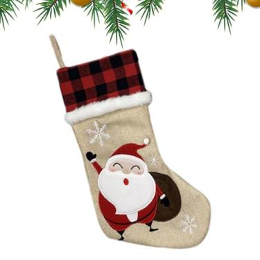 Imagem de Meias Para Natal | Decoração de Inverno para Crianças - Acessórios Divertidos Para Brinquedos Pequenos Chocolates Lareira Jardim Família Amigos