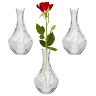 Imagem de Kit 3 Vasos De Vidro Pumpkin Para Decoração e Eventos 17cmx9,5cm 220565 Lyor