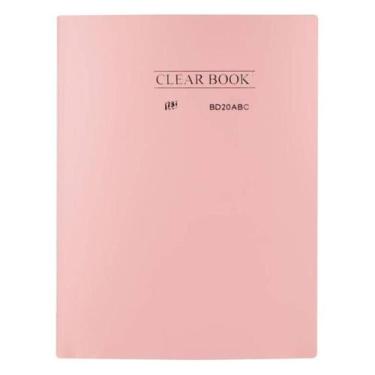 Imagem de Pasta Catálogo A4 com 20 Folhas Clearbook Yes Rosa Tom Pastel