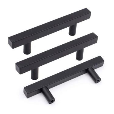 Imagem de Cabinet Pulls goldenwarm LSJ22BK76 em aço inoxidável preto x30