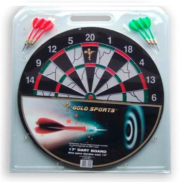 Imagem de Jogo Dardo Gold Sports 17" Pro c/6 setas 6 gms-Unissex