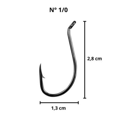 Imagem de Anzol 12146 black nickel marine sports, 1 unidade