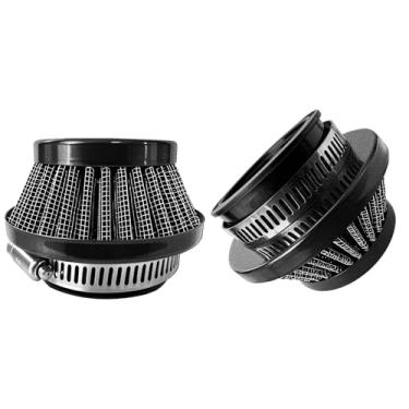 Imagem de Filtro de ar para motocicleta, filtro universal de admissão de ar, carburadores, filtro de ar para motocross, quadriciclo, SSR, TTR, filtro de respiração de bicicleta, adequado para carburadores