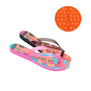 Imagem de Chinelo Infantil Feminino Space Jam+ Brinquedo Pop It Menina