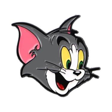 Imagem de Broches De Esmalte De Gato E Rato De Anime Para Crianças, Distintivo D