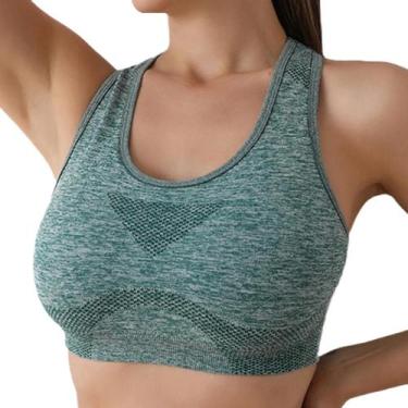 Imagem de Top Fitness Feminino Nadador Academia Bojo Treino Esportivo - Modas Fa