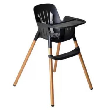 Imagem de Cadeira De Alimentação Poke Preta - Até 15Kg - Burigotto