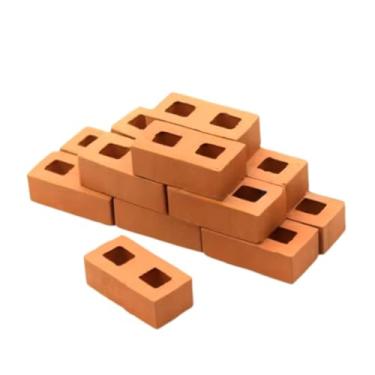 Imagem de menolana 13x Mini Modelo de Tijolo 1/12 Tijolo Adereços de Hobby Artesanato DIY Materiais Versáteis de Modelo de Construção para Casas de Bonecas Arquitetura, Vermelho