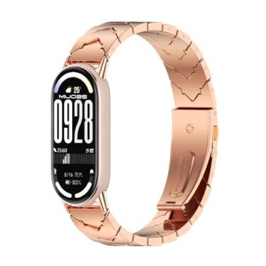 Imagem de MIJOBS Pulseira de substituição respirável para Xiaomi Mi Band 10/9/8 para Mi Fit Band 9 SmartWatch para mulheres e homens