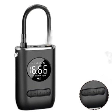 Imagem de Calibrador Compressor Pneu Digital Carro Bike Moto Sem Fio