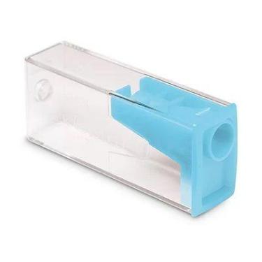 Imagem de Apontador Transparente Retangular com Deposito Tom Pastel FABER-CASTEL