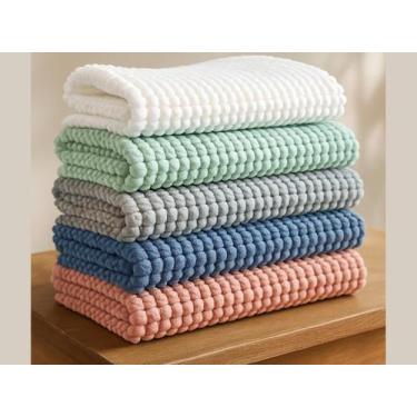 Imagem de Tapete de Banheiro 40x60 Antiderrapante Microfibra Bolinha - Total Hom